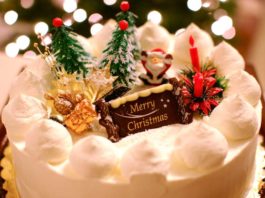 Santa Claus, Jingle bells, Mistletoe, Carols, and a Christmas Cake
